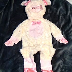 Pink lamb custome for your baby size 6-12 months